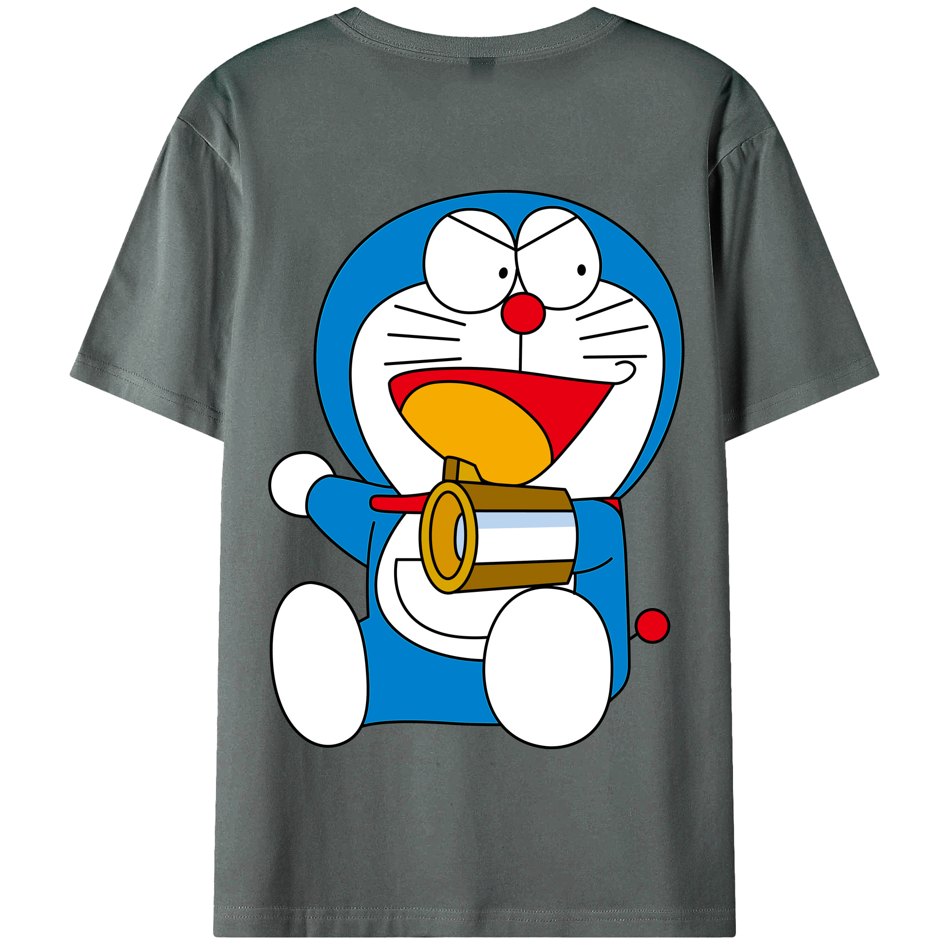 （画像用） ドラえもん Doraemon 綿100％半袖Tシャツ（背面プリント）